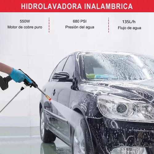 Hidrolavadora Inalambricas con 2 baterías 48V